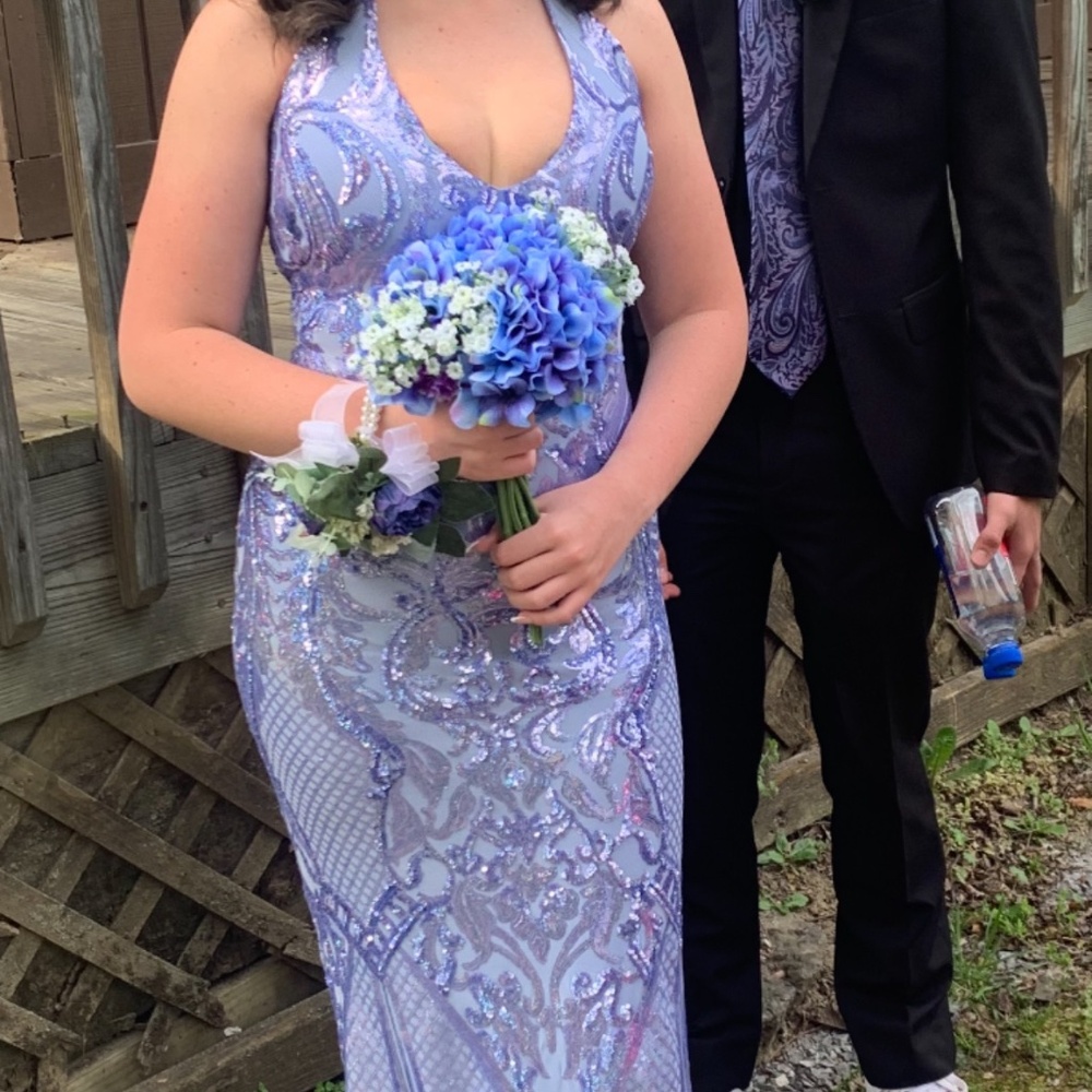 B. Darlin Sequin Prom Dress bought through Dillards